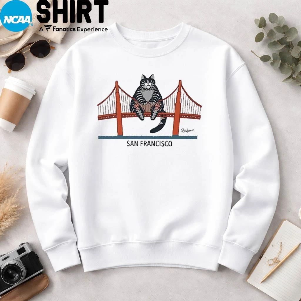 Project Hail Mary 2026 Ryan Gosling B Kliban Cat San Francisco Golden Gate T-Shirt
