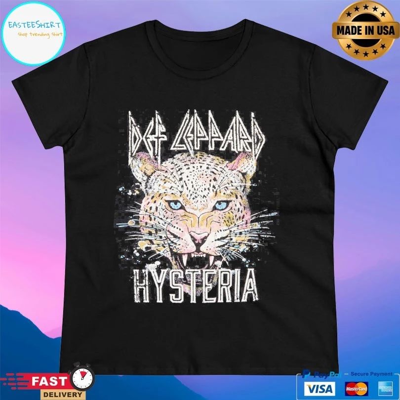Def Leppard Hysteria Panther T-shirt