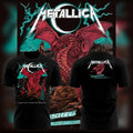 Metallica M72 Cardiff 2026 Poster Art Two Sided T-Shirt