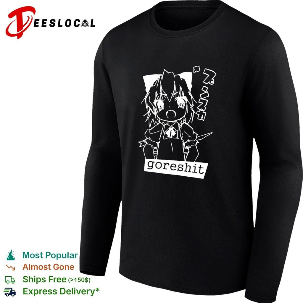Goreshit Anime Girl breakcore electronic T-shirt