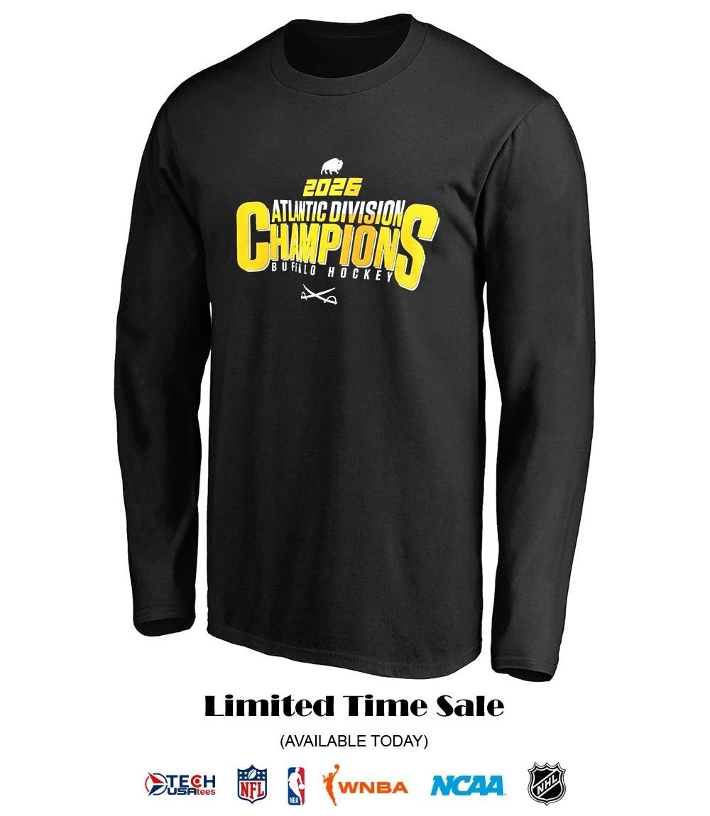 Buffalo Sabres Hockey 2026 Atlantic Division Champions shirt