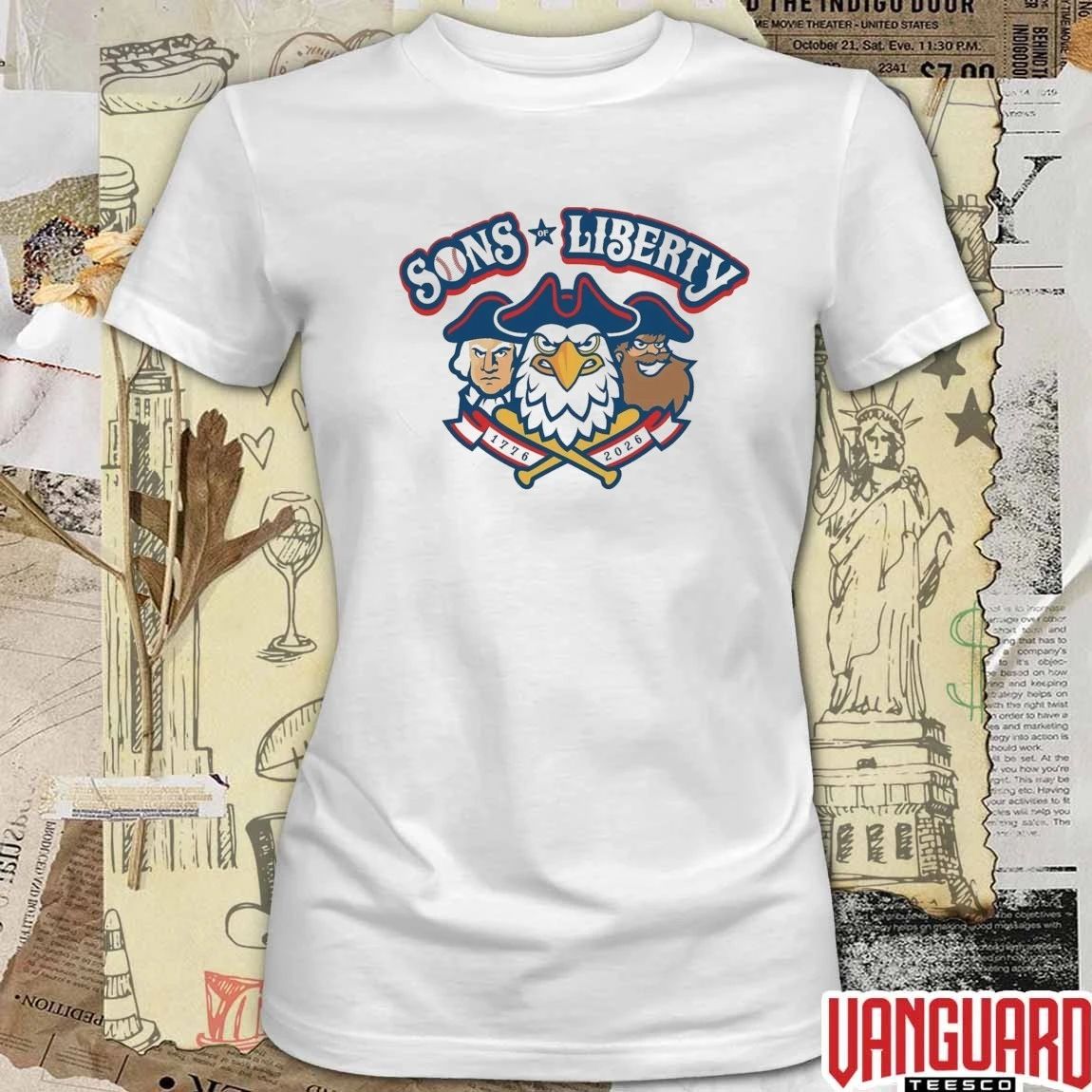 Sons Of Liberty 1776-2026 250th Anniversary t-shirt