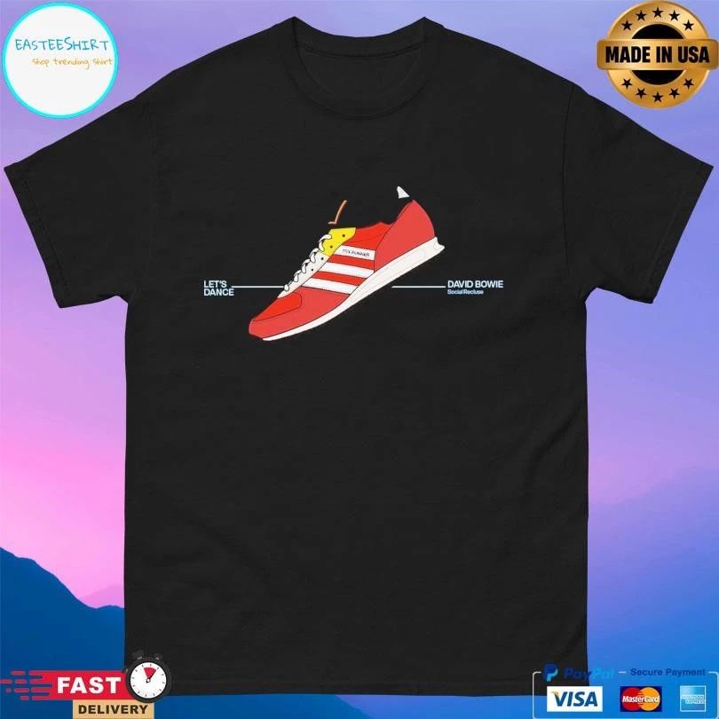 Bowie Let’s Dance David Bowie Social Recluse T-shirts