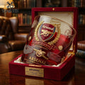 Arsenal FC Premier League Champions 2026 Whiskey Glass