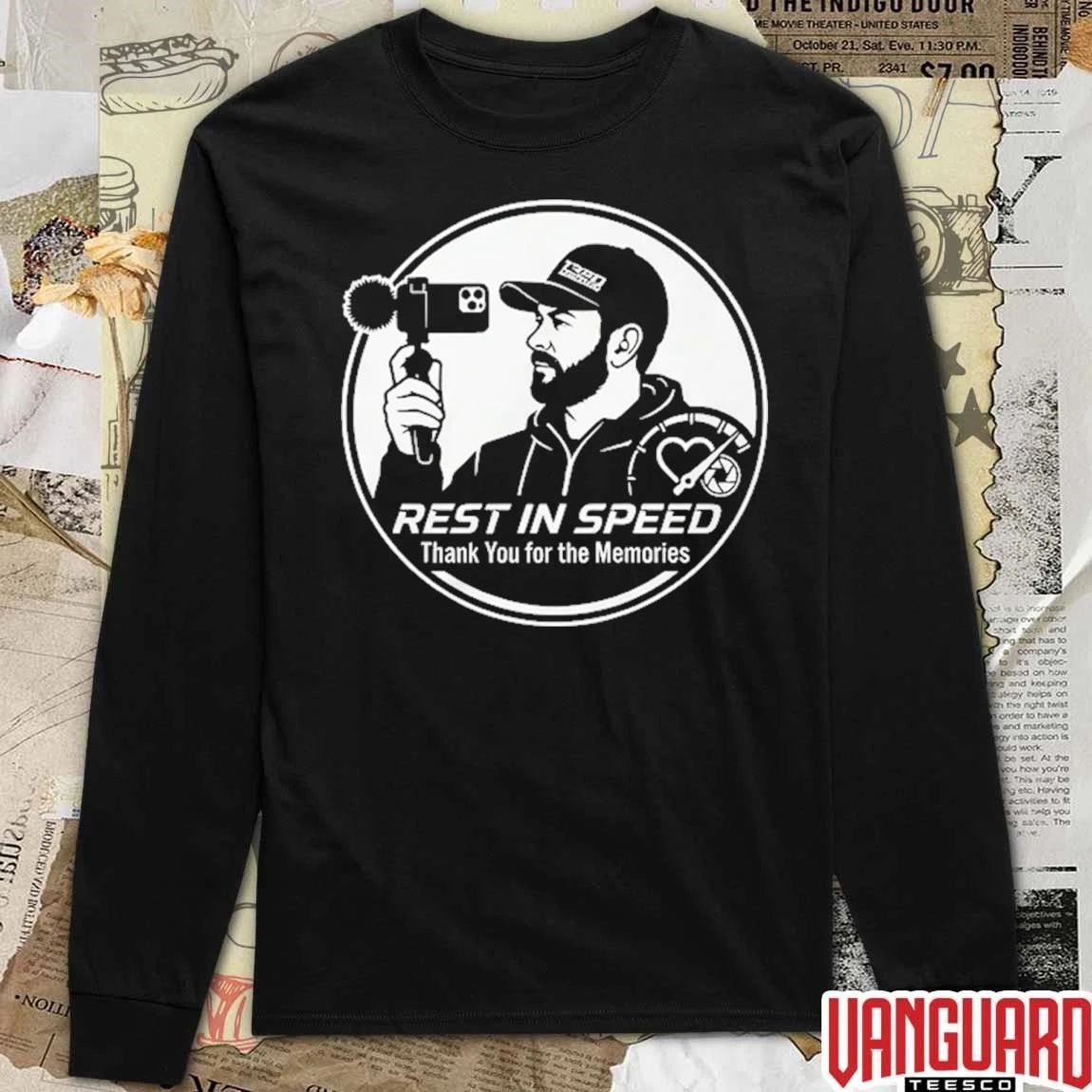 Kyle Loftis 1320 Video Founder Rest In Speed Drag Racing Memorial t-shirt