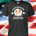 Life Guard Riverdale Beach USA Tee Shirt