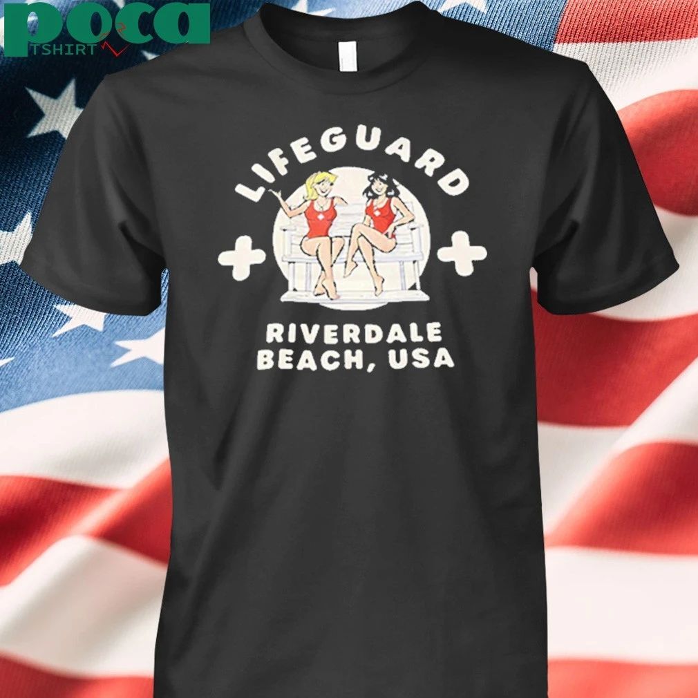 Life Guard Riverdale Beach USA Tee Shirt
