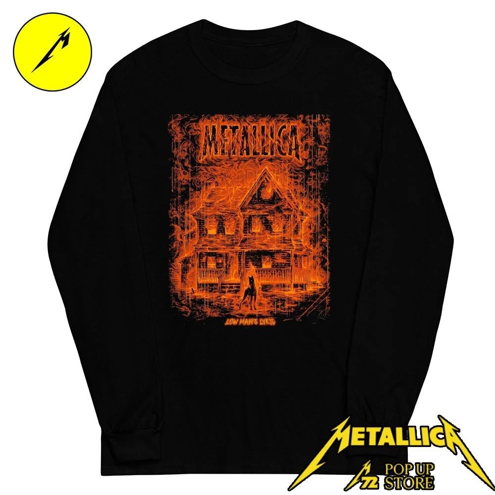 Metallica Low Man’s Lyric Poster Art T-Shirt