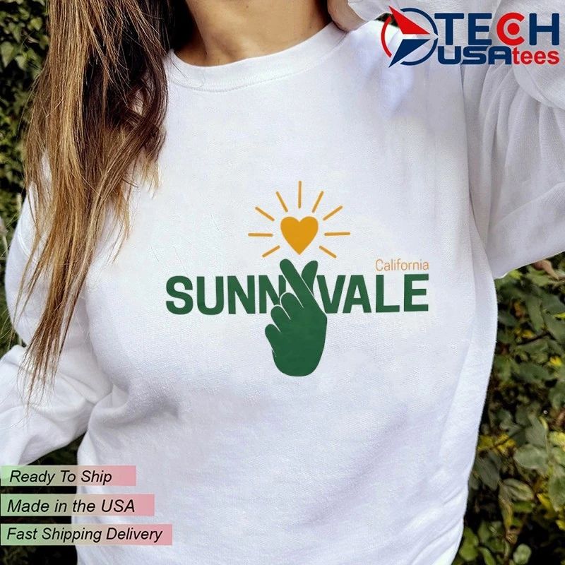 California Sunnyvale the love and sunshine shirt