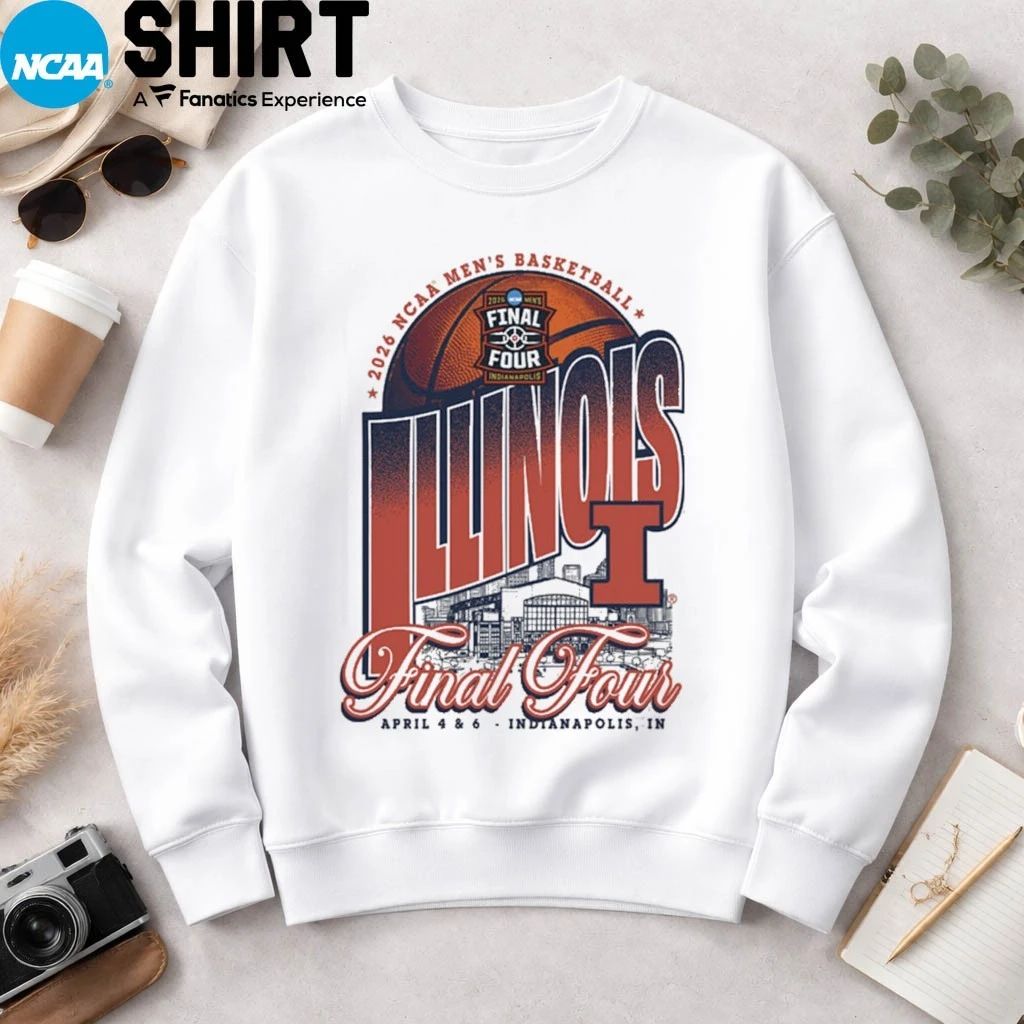 Illinois Fighting Illini Ivory Something Inked 2026 NCAA Final Four Bound Stadium Crew Sweatshirt