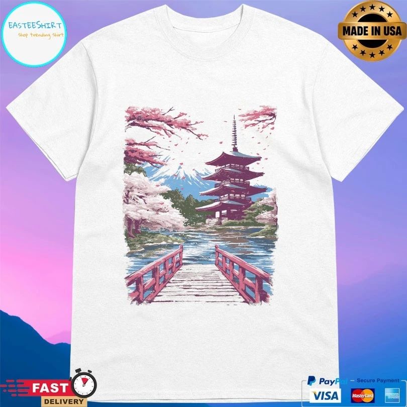 Sakura Sanctuary Japan Graphics T-shirt