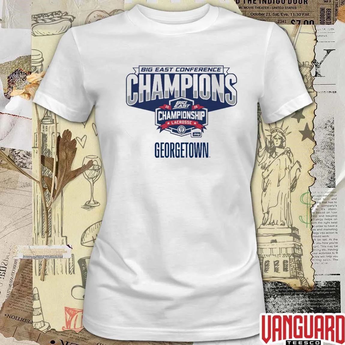 Georgetown Men’s Lacrosse 2026 Big East Conference Champions t-shirt