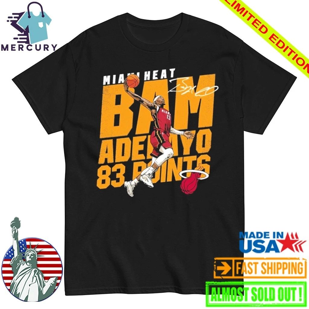 Miami Heat Bam Adebayo 83 Points Shirt