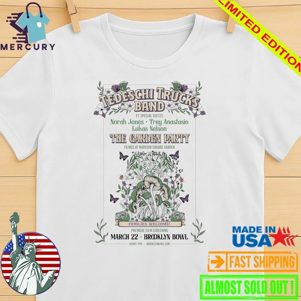 Tedeschi Trucks Band Madison Square Garden 2026 Brooklyn Bowl March 22nd Shirt