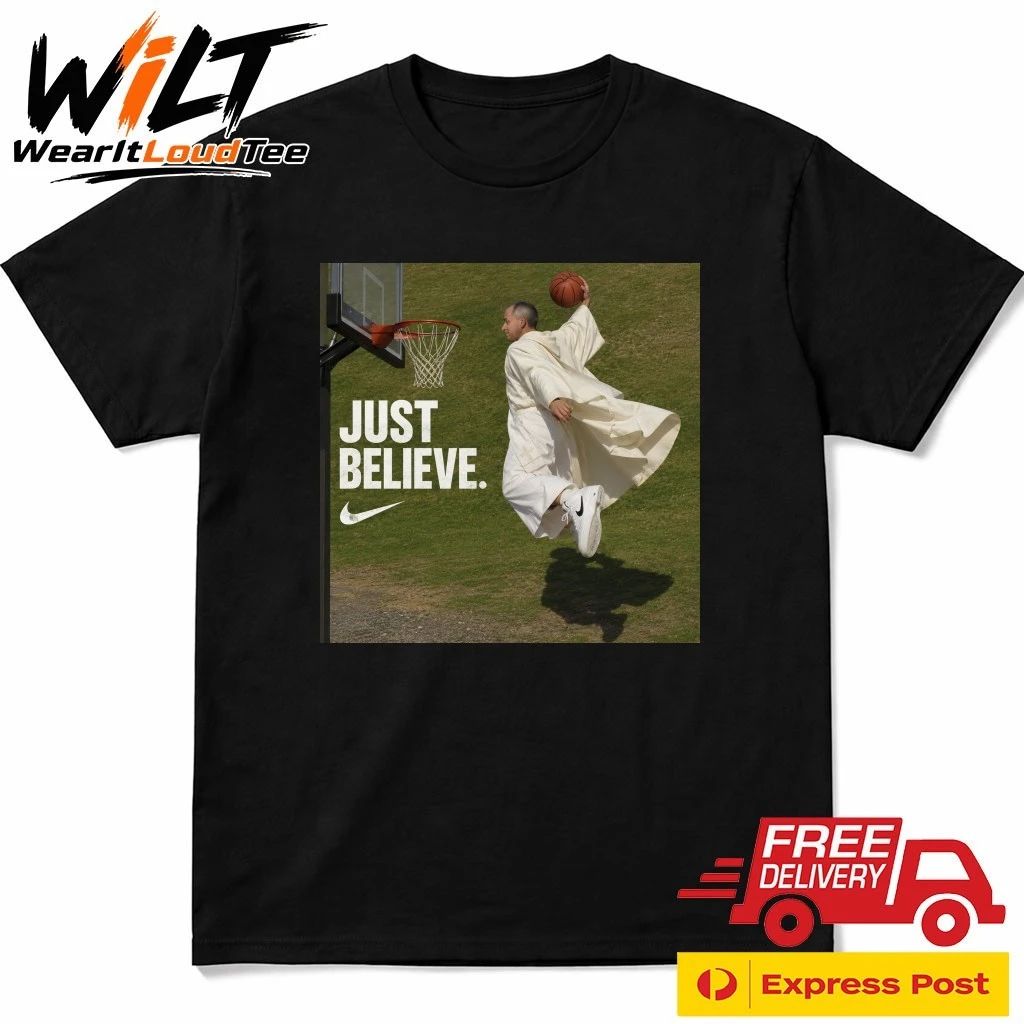Pope Leo Just Believe Basketball Shirt