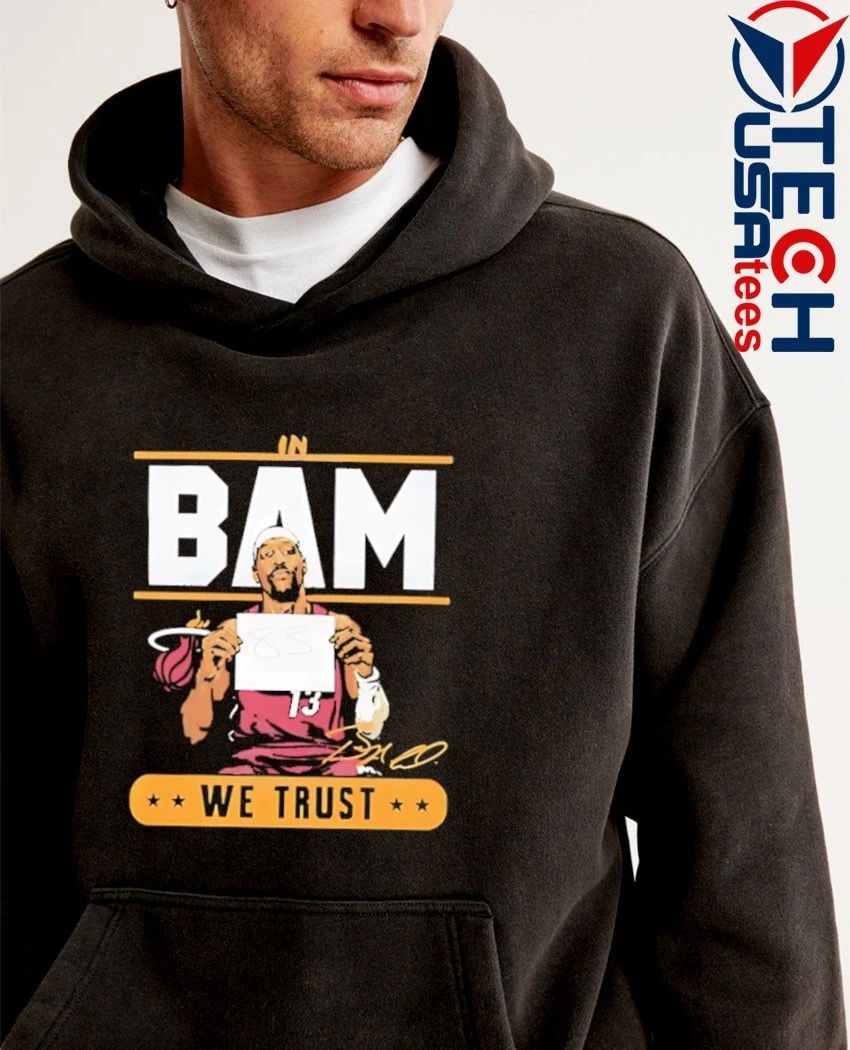 Bam Adebayo 83 Points in Bam we trust signature shirt by teezill