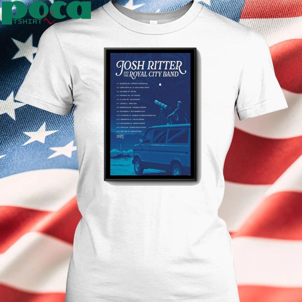 Poster Josh Ritter Tour Sep 2025 shirt