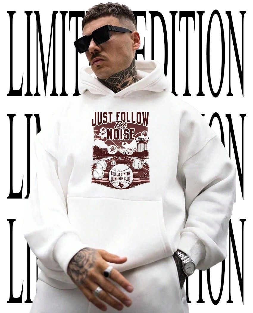 Just follow the Noise 2026 College Station Home Run Club shirt
