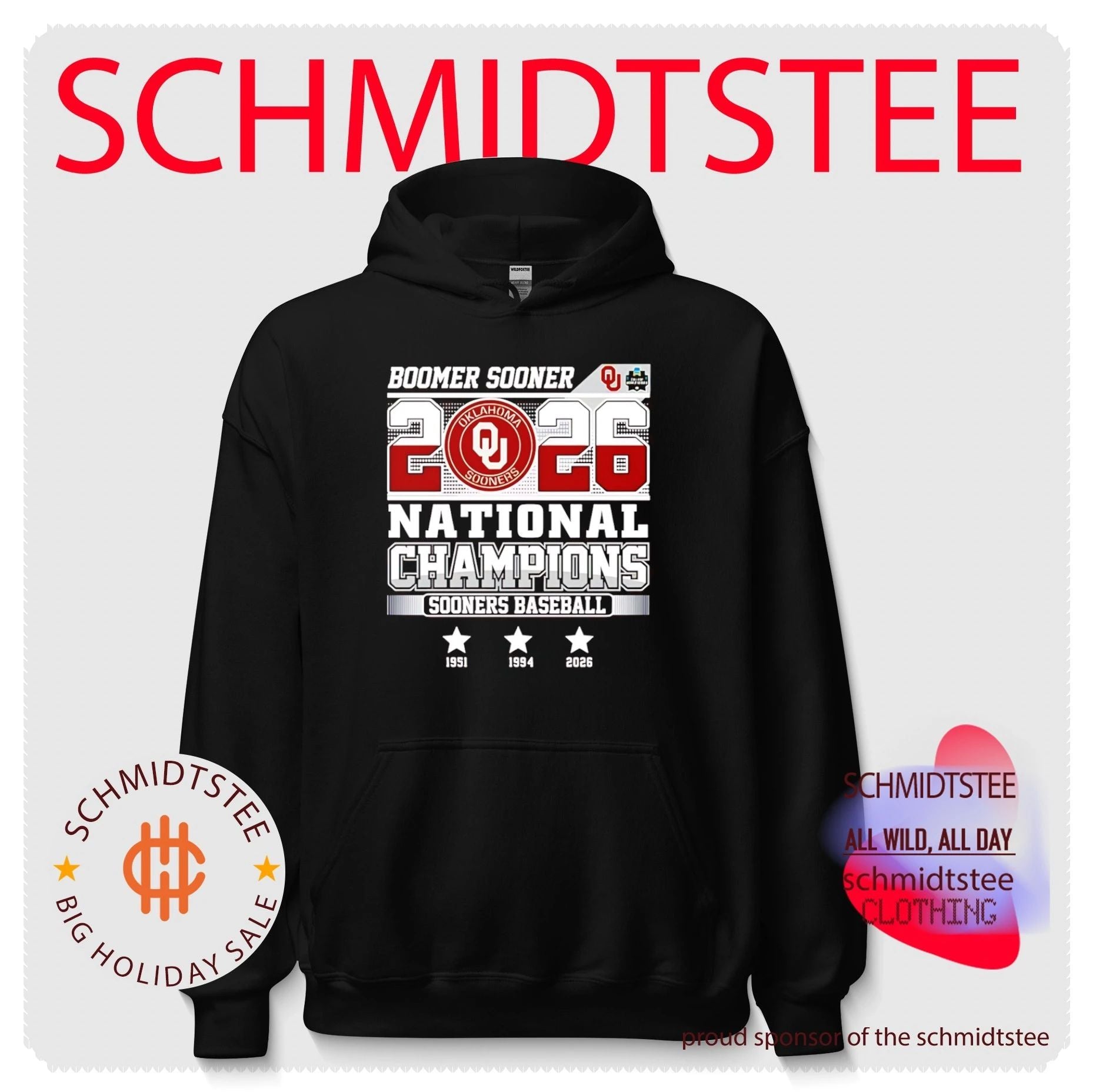 Oklahoma Sooners 2026 National Champions Baseball 3 Time shirt