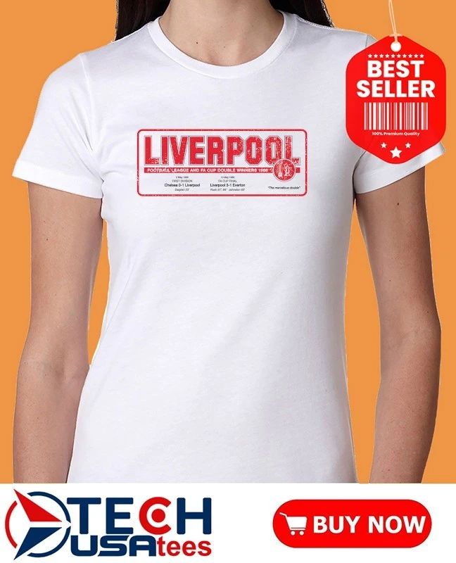 Liverpool Football League and FA Cup Double Winners 1986 shirt