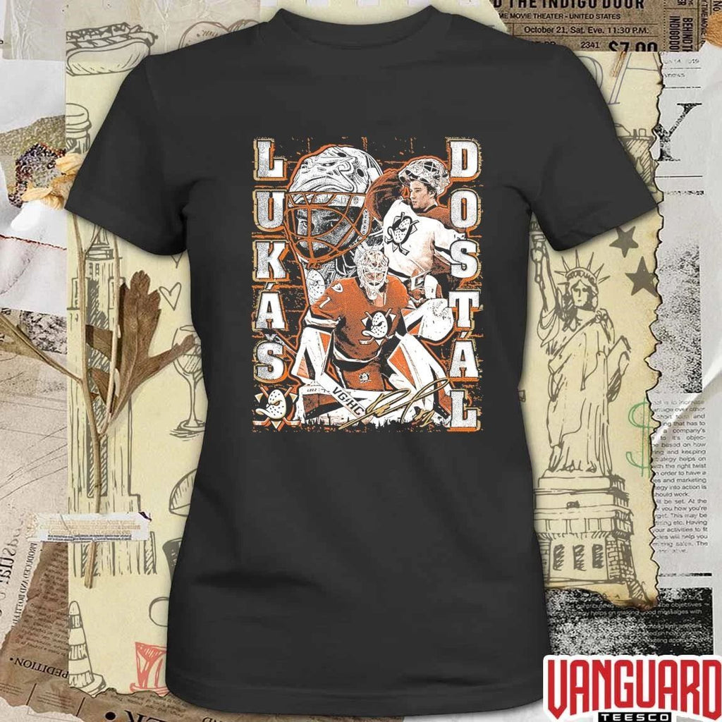 Lukas Dostal the Dostwall Anaheim Ducks NHL t-shirt