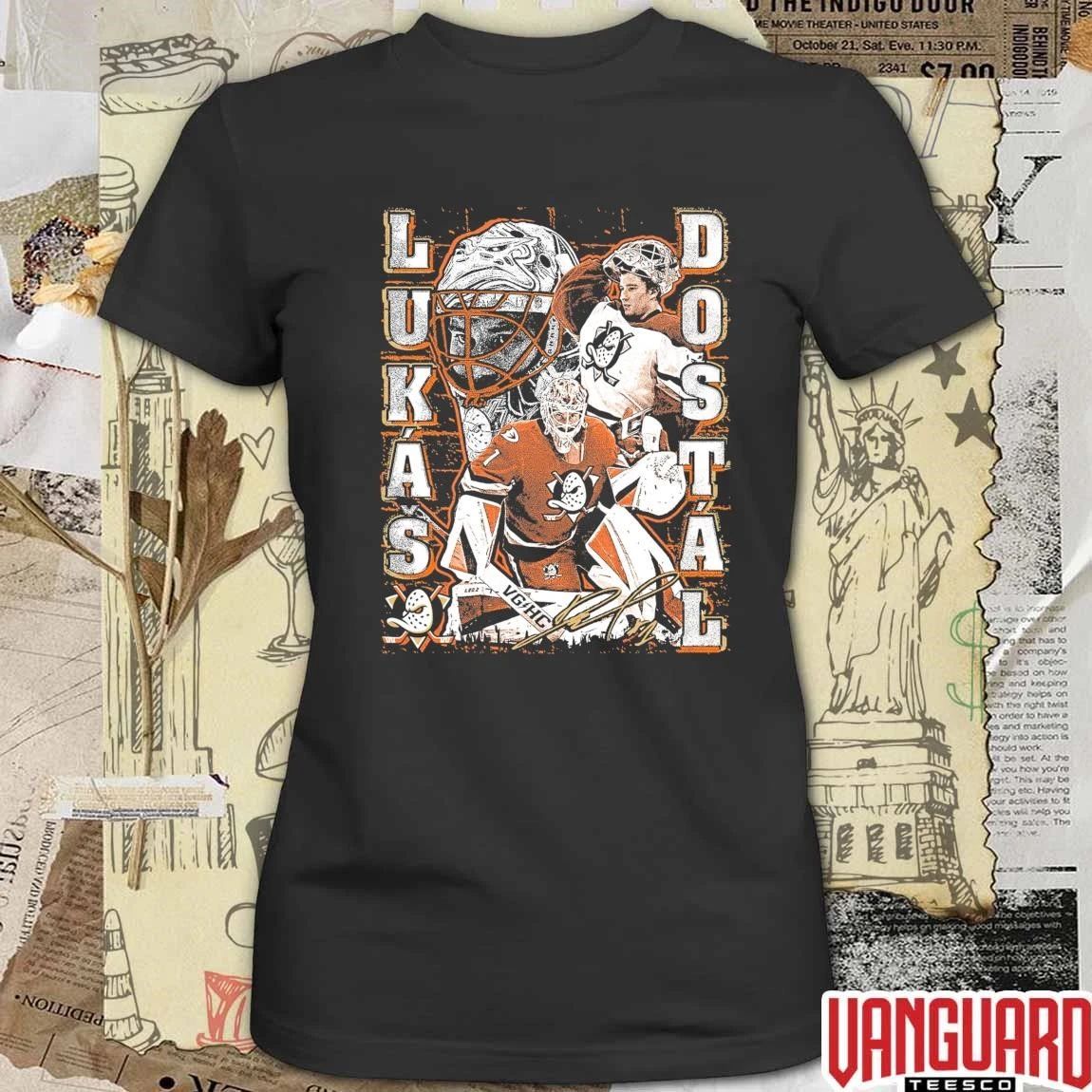 Lukas Dostal the Dostwall Anaheim Ducks NHL t-shirt