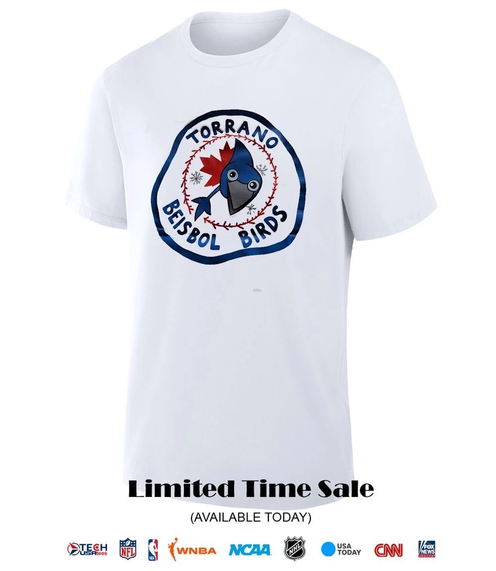 Torrano Beisbol Birds Toronto Blue Jays ogo shirt