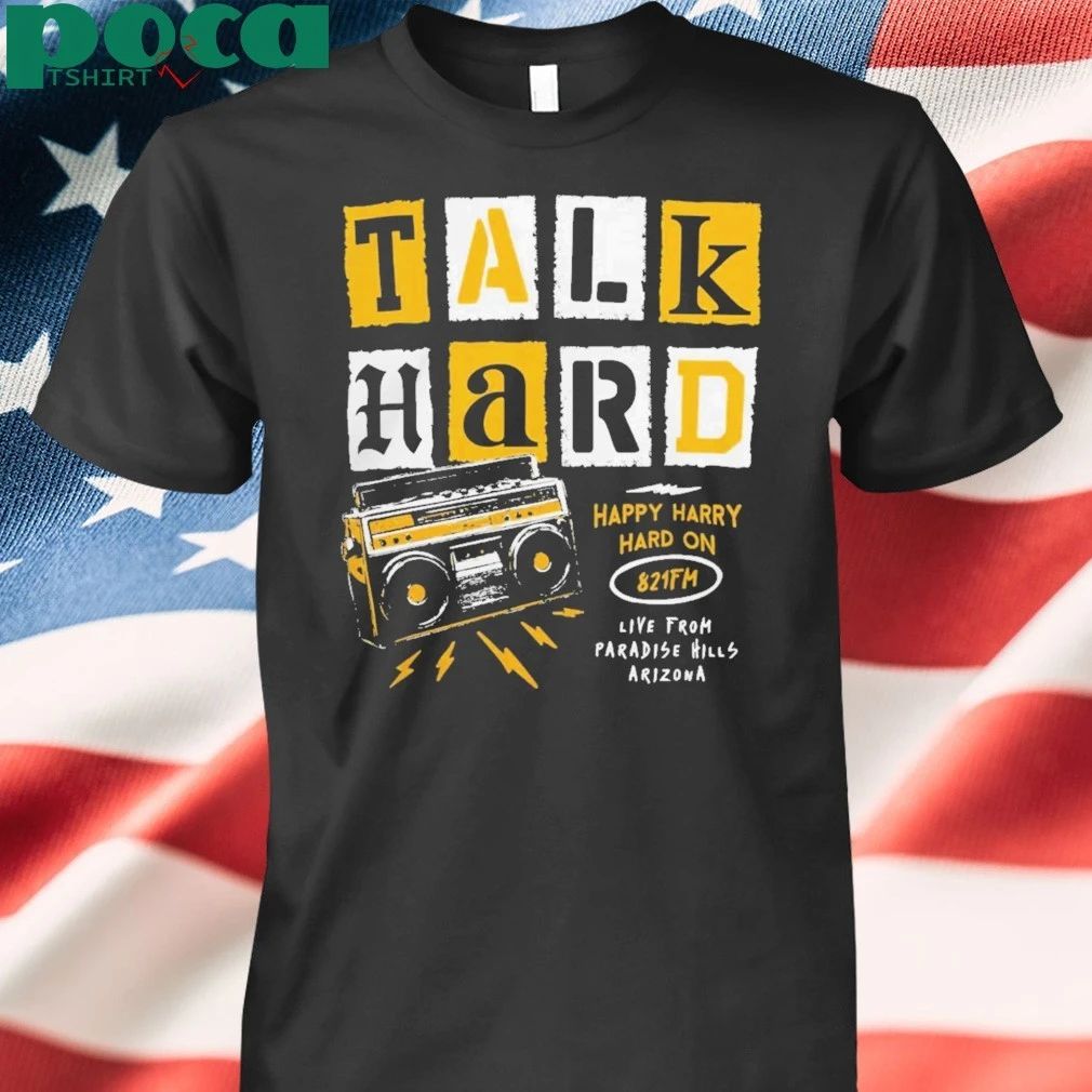 Talk Hard Pump Up The Volume Retro Radio 92 7 FM T-Shirt