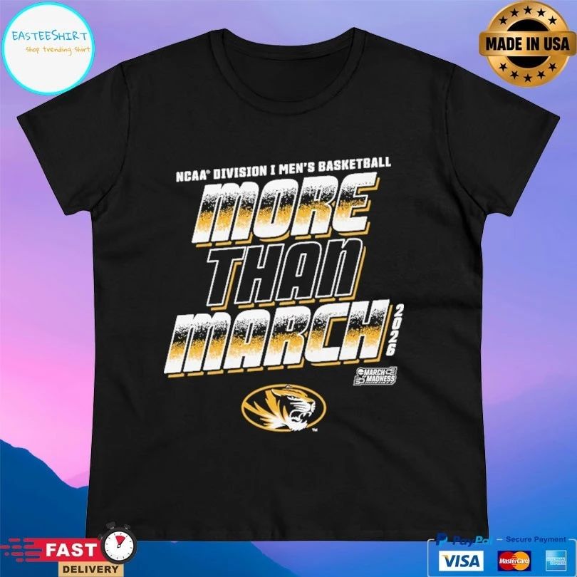Missouri Tigers 2026 NCAA Division I Men’s Basketball More Than March T-shirts