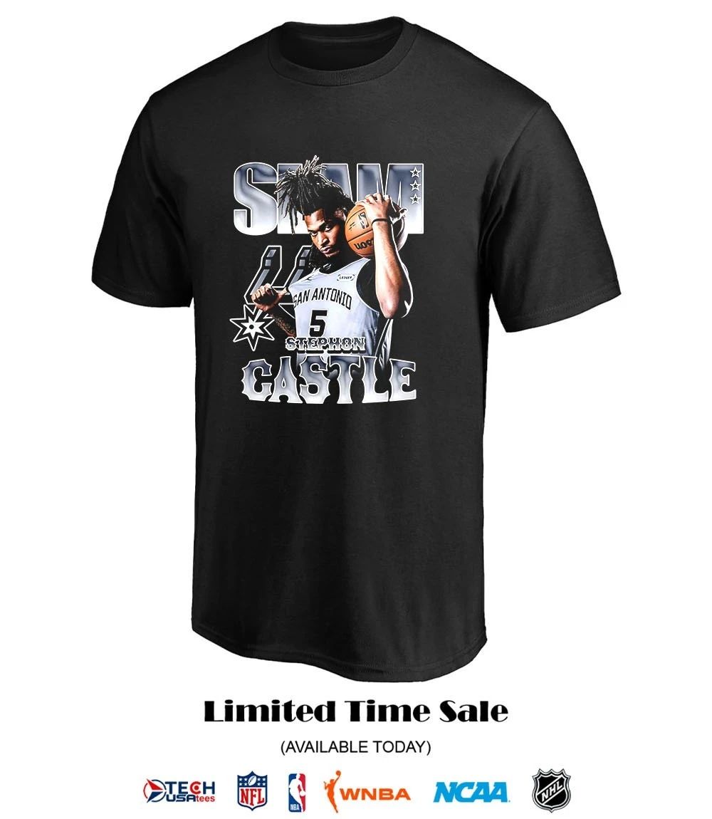 SLAM Stephon Castle San Antonio Spurs shirt
