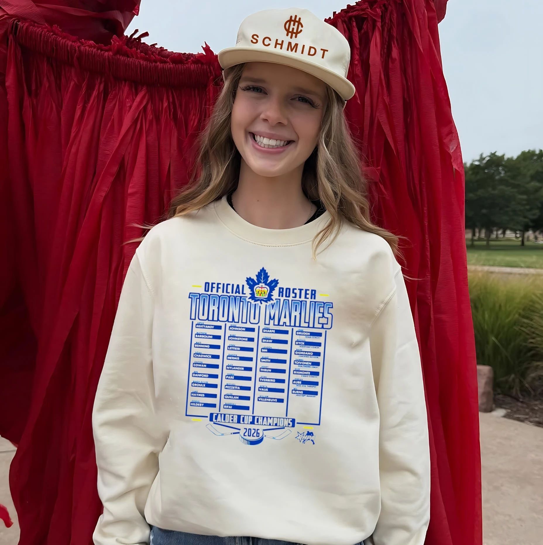 Toronto Marlies 2026 Calder Cup Champions Adult Roster shirt