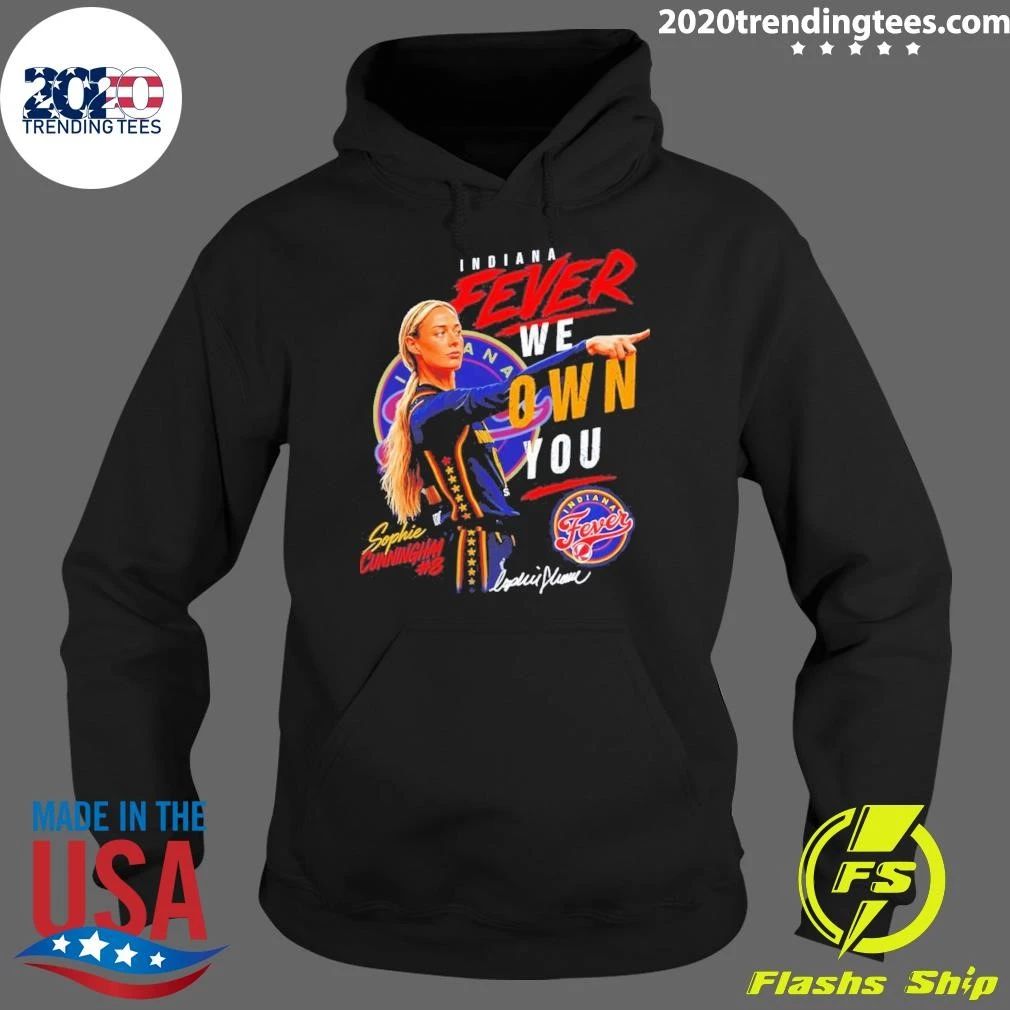 Sophie Cunningham Indiana Fever Basketball Player We Own You Sports Shirt