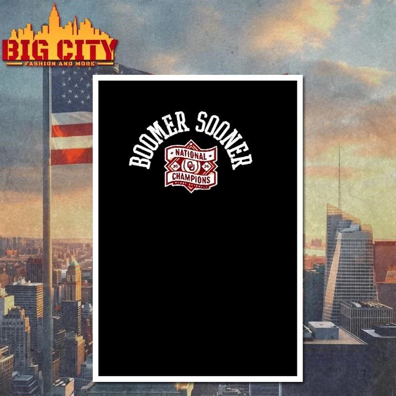 Oklahoma Baseball National Champions Boomer Sooner Shirt