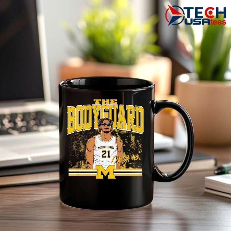 Michigan Wolverines Basketball Morez Johnson Jr. The Bodyguard signature shirt