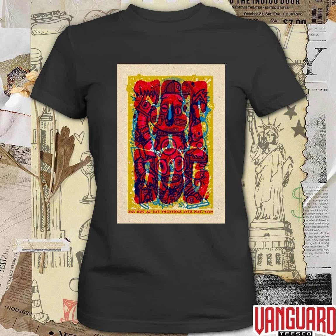 Fat Dog At Get Together In Sheffield UK On May 16 2026 Poster t-shirt