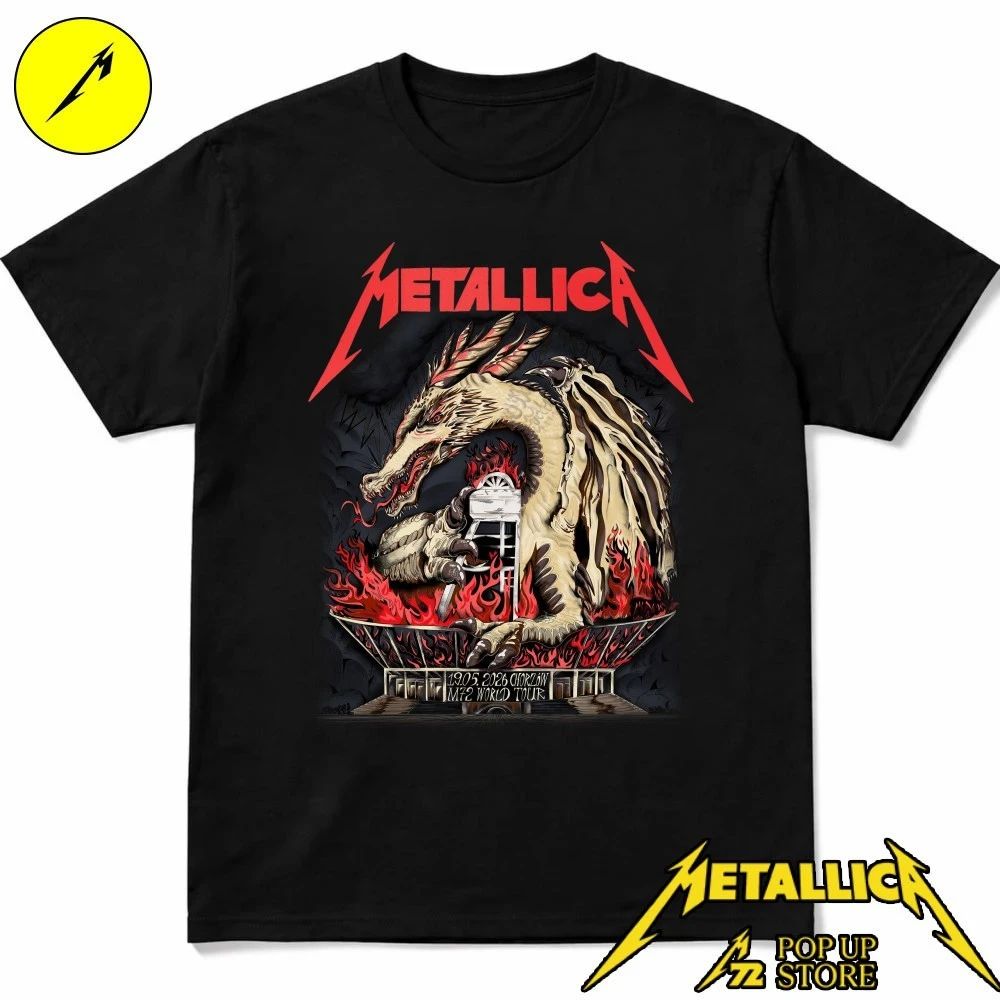 Metallica Pop-Up Shop Chorzow Tour May 19, 2026 Poster Tee At Chorzow, Poland Art by Banachkarol Limited Edition Shirt