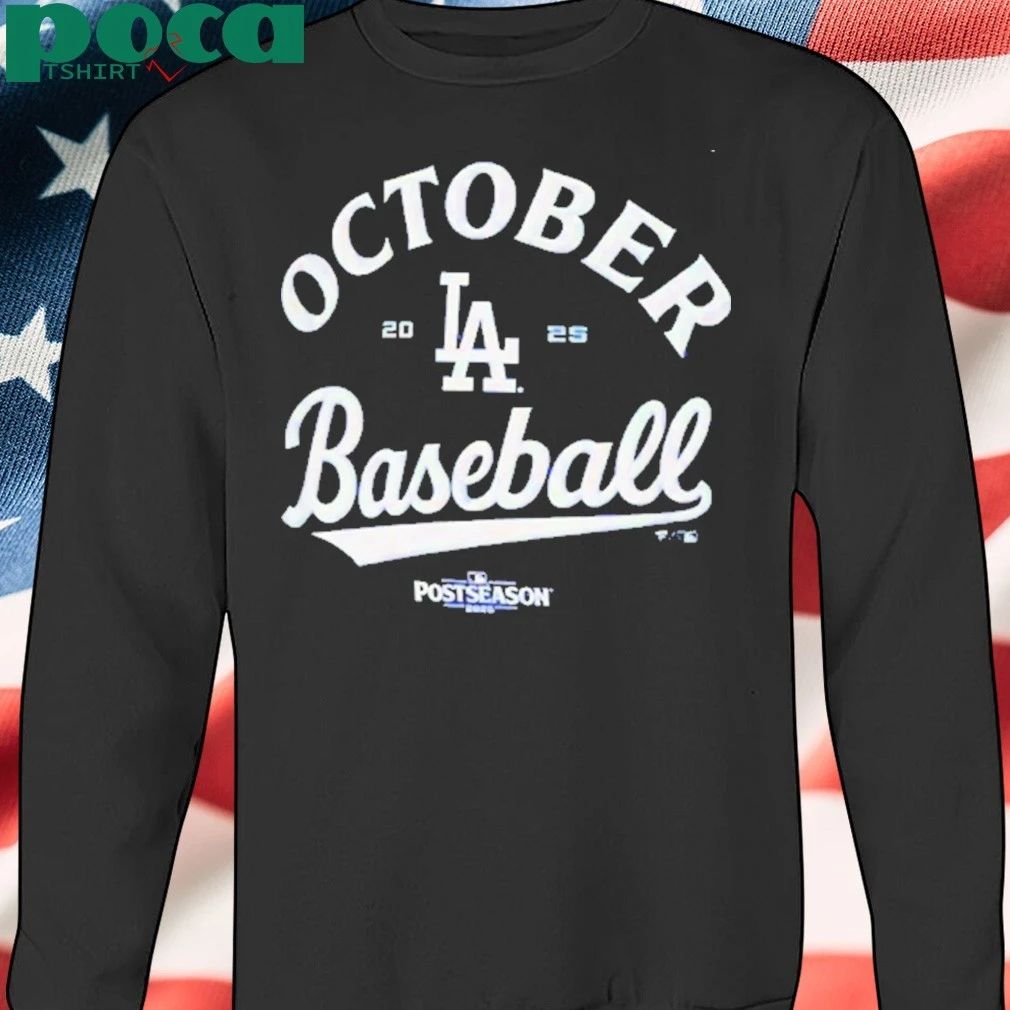Los Angeles Dodgers Women’s 2025 MLB Postseason Locker Room T-Shirt
