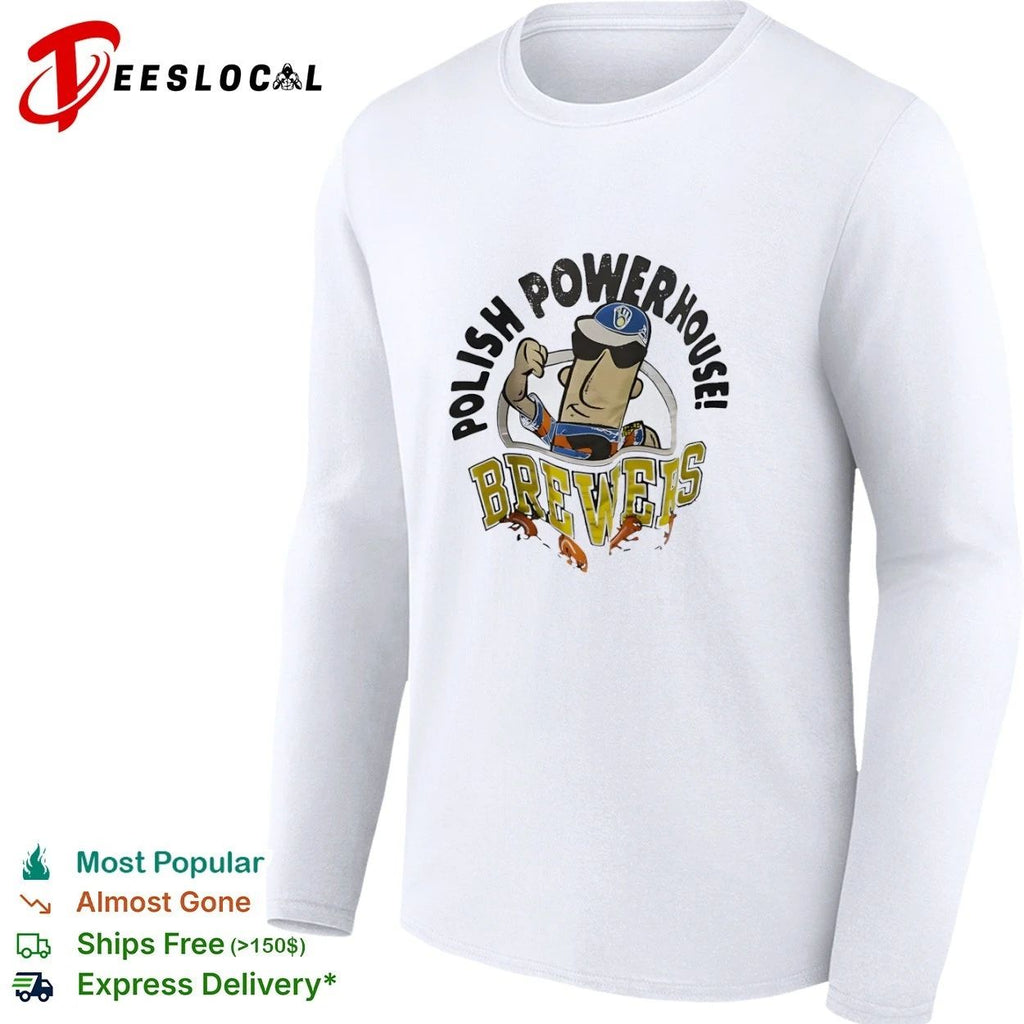 Polish Powerhouse Milwaukee Brewers MLB T-shirt