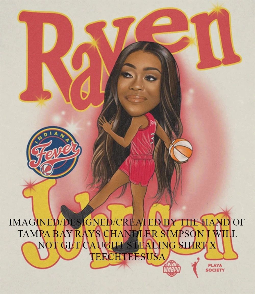 Raven Johnson Draft Indiana Fever 2026 WNBA caricature shirt