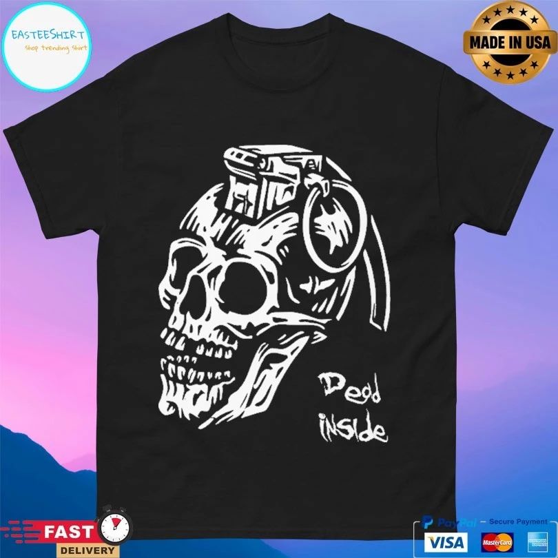 Dead Inside Grenade Skull T-shirt