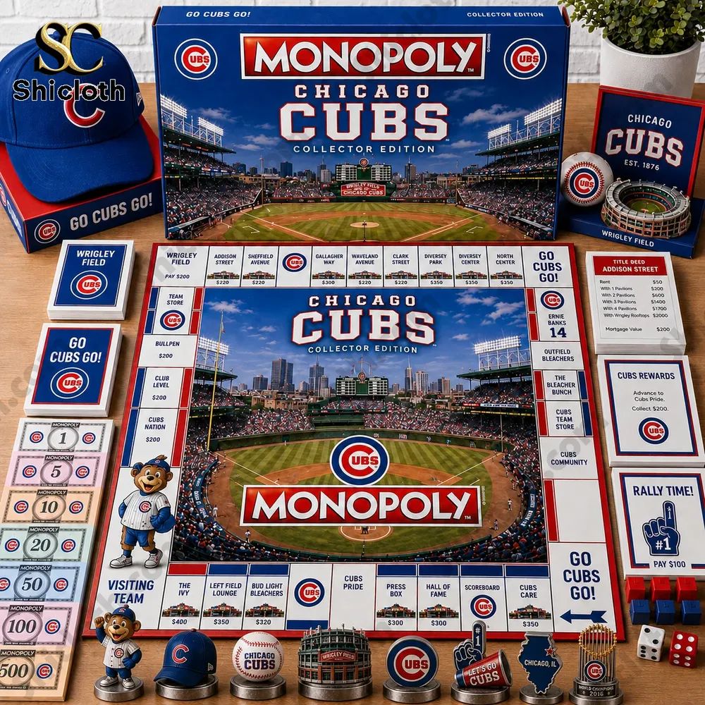 Chicago Cubs Collector’s Edition Monopoly Board Game