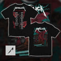 Metallica M72 World Tour 2025 2026 Cardiff Wales Principality Stadium Pop-Up Shop Limited Edition Red Dragon T-Shirt