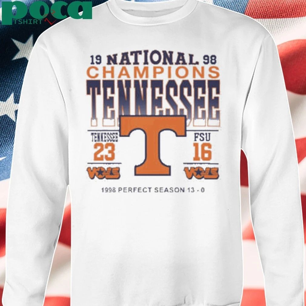 1998 Tennessee National Champions Perfect Season Shirt