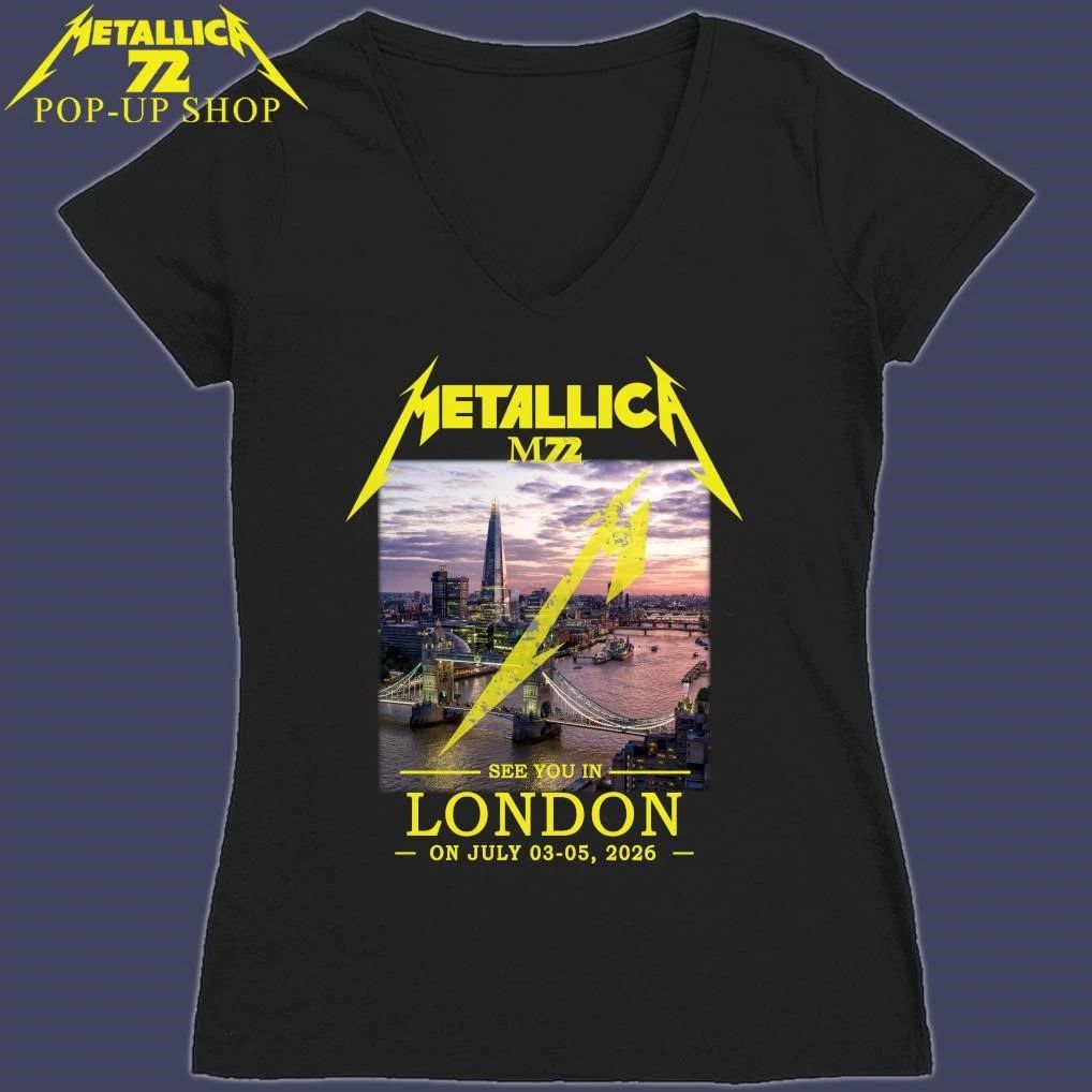 Metallica M72 See You In London On July 3-5, 2026 T-Shirt