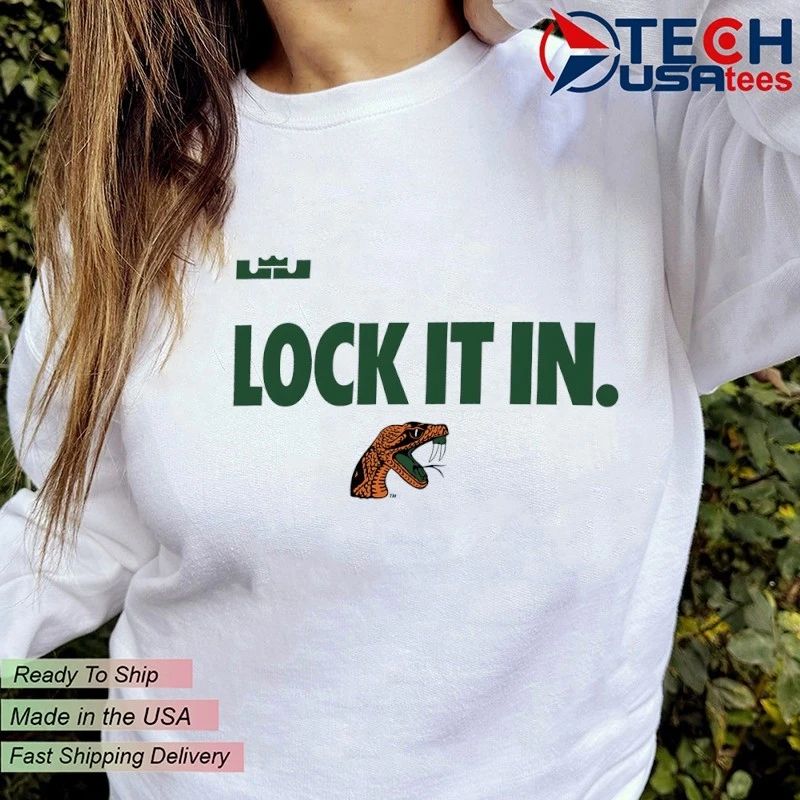 Lock it in Florida A and M Rattlers 2026 On-Court Bench shirt