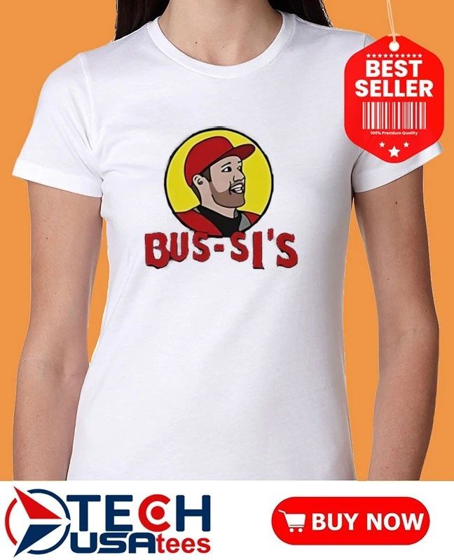 Brandon Bussi’s Carolina Hurricanes Hockey x Buc-ee’s parody logo shirt