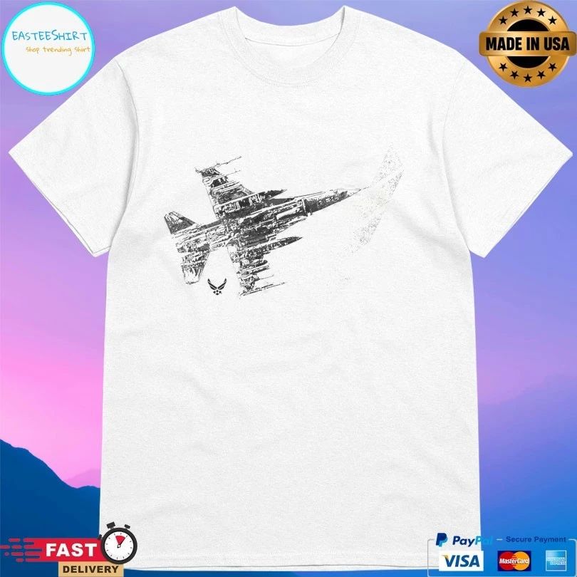 Us Air Force Jet And Logo T-shirt
