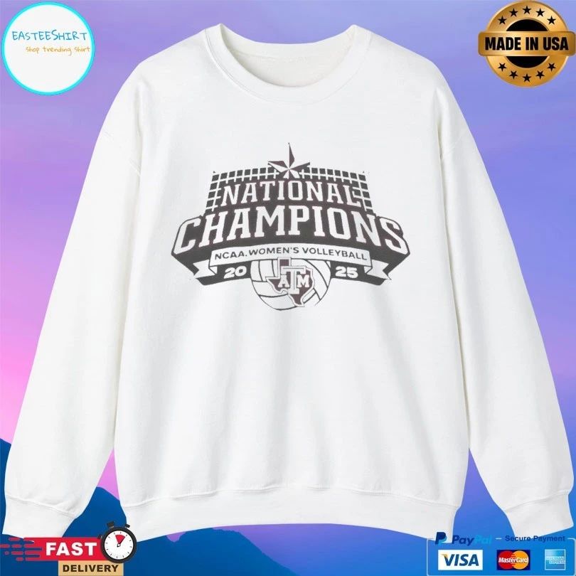 National Champions NCAA Women’s Volleyball 2025 Texas A&M T-shirt