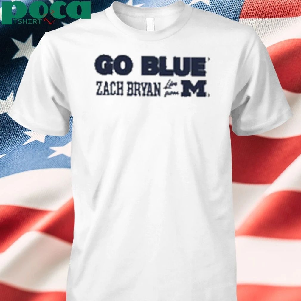 Go Blue Zach Bryan Live at Michigan 2025 shirt