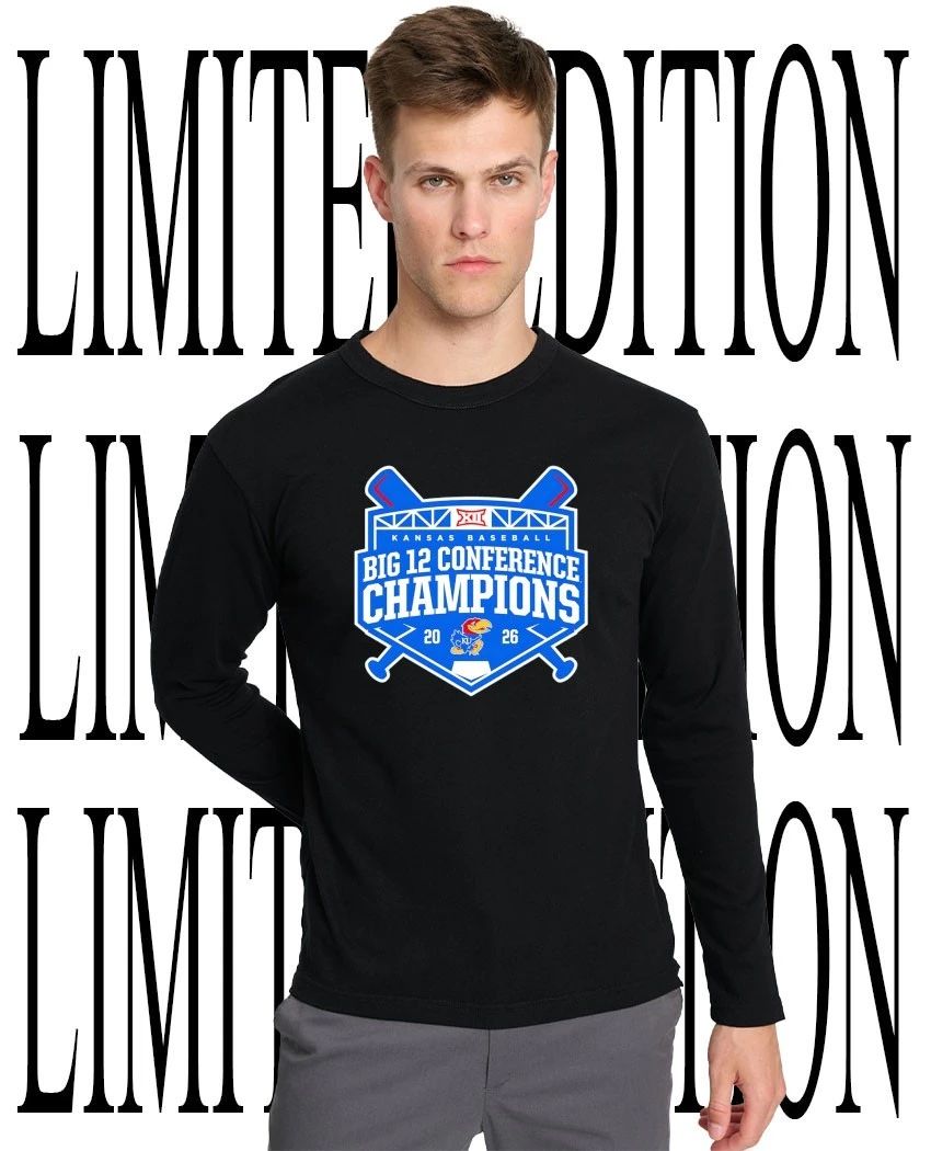 Kansas Jayhawks Baseball 2026 Big 12 Regular Season Champions logo shirt